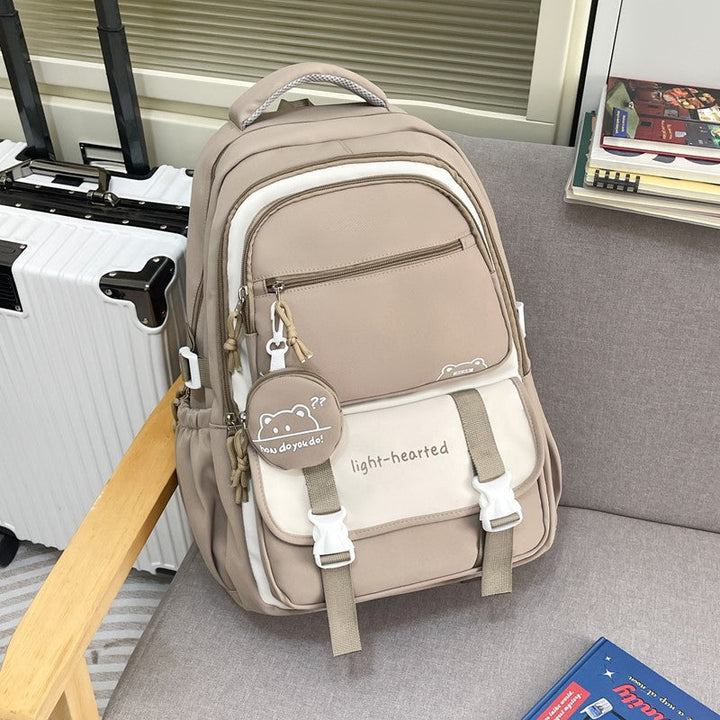 Multi-Compartment Lightweight Travel School Backpack