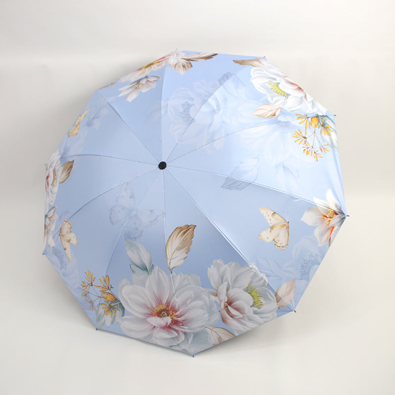Women's umbrella with floral patterns and UV protection Kalsten