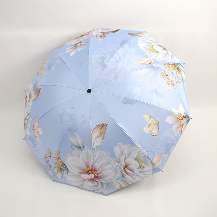 Women's umbrella with floral patterns and UV protection Kalsten