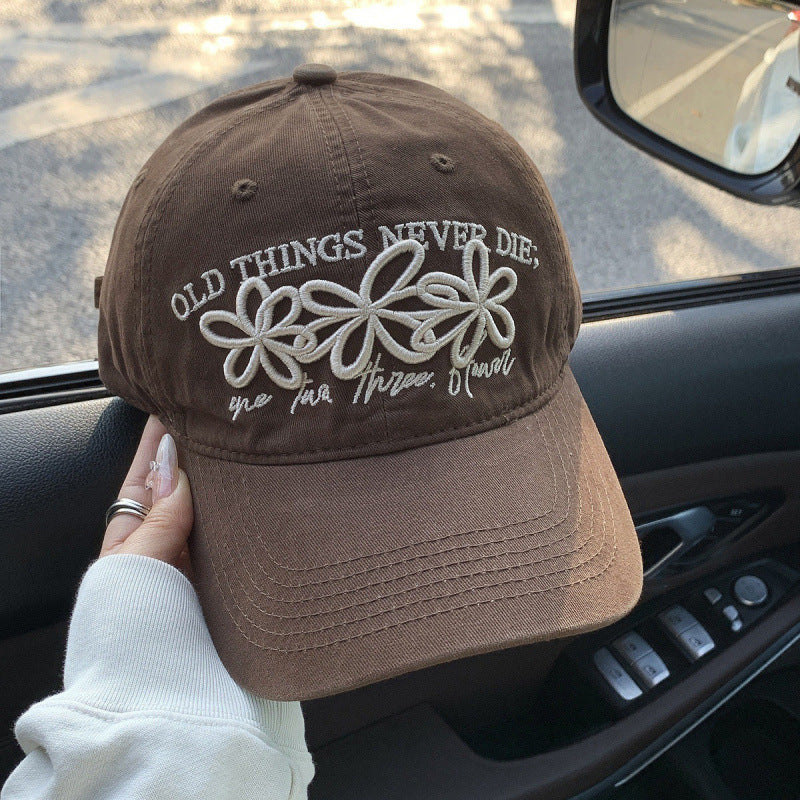Women's Embroidered Denim Cap Kalsten