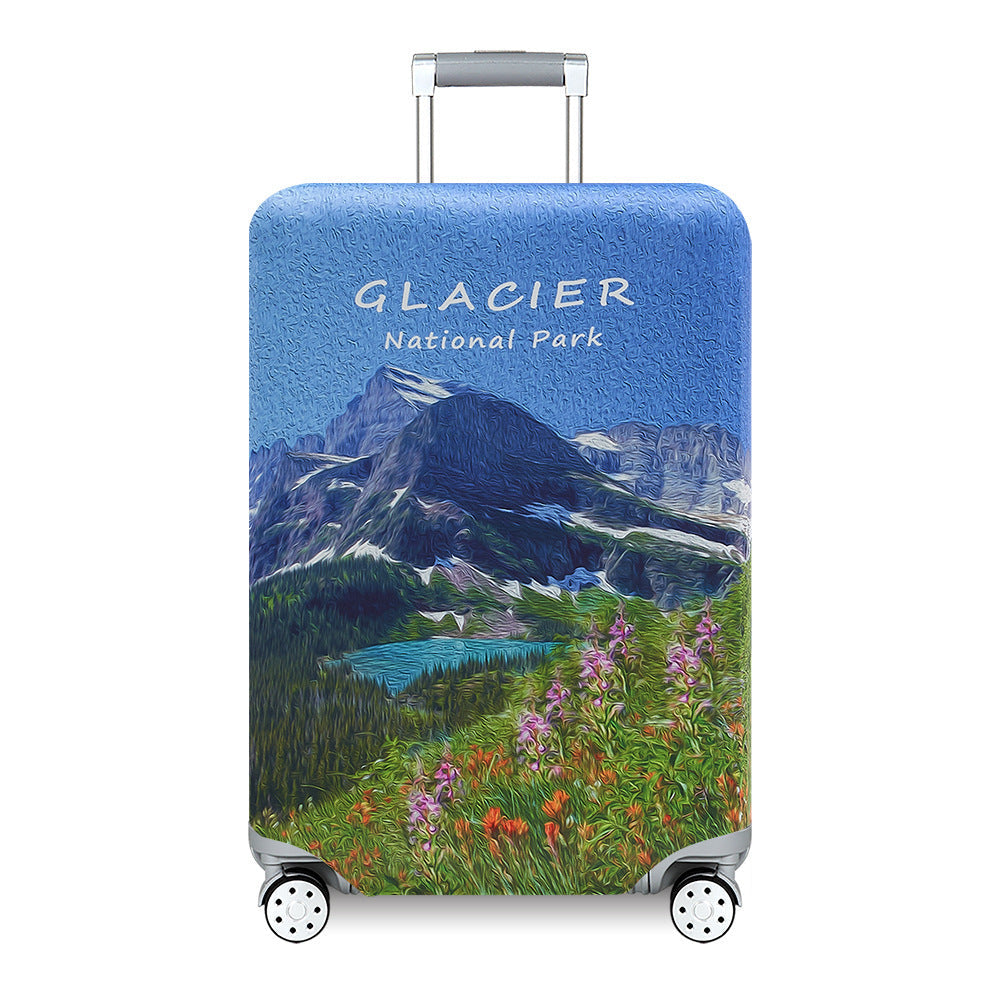 Unisex nan Kids Luggage Cover for Hard Shell Suitcases with Fun Space Design made of Elastic Polyester-Spandex Kalsten