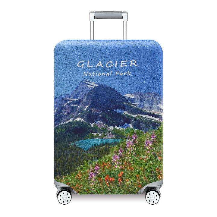 Unisex nan Kids Luggage Cover for Hard Shell Suitcases with Fun Space Design made of Elastic Polyester-Spandex Kalsten
