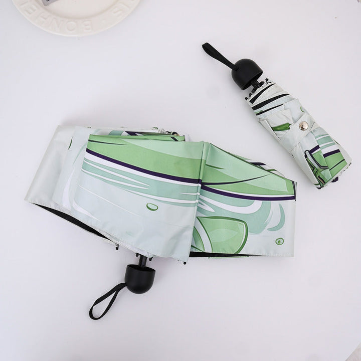 Women’s creative folding umbrella with playful motif Kalsten