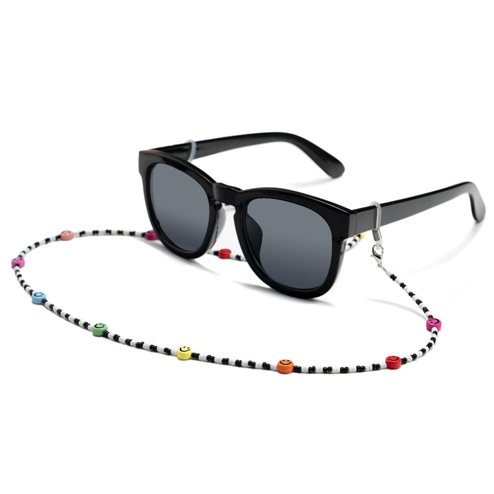 Colorful Beaded Smile Face Eyewear Chain Kalsten