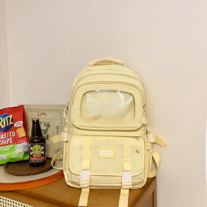 Multi-Functional Transparent School Backpack