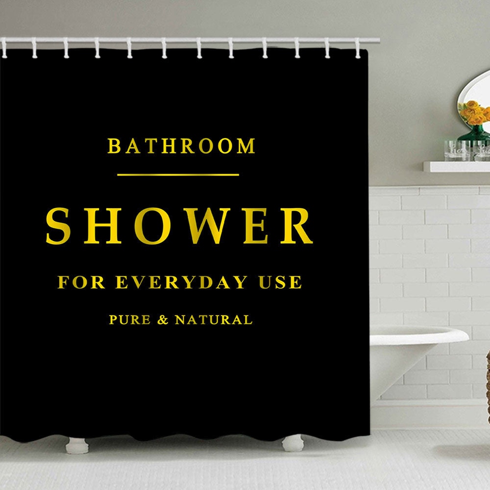 Minimalist Shower Curtain Kalsten