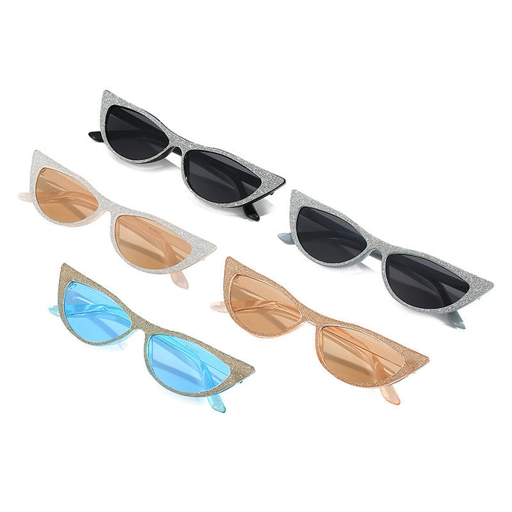 Women's Cat-Eye Sunglasses with Glittering Frame Kalsten