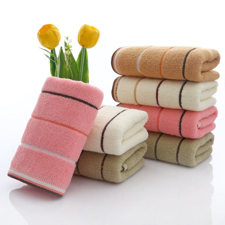 Terry Bath Towel With Luxurious Check Pattern Kalsten