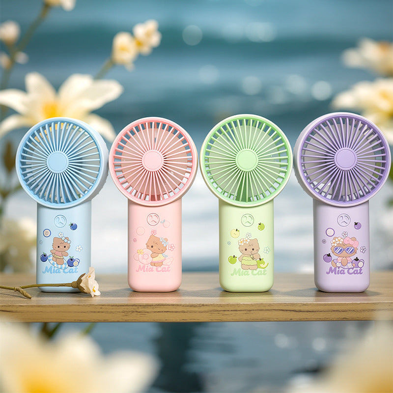 Portable Cartoon-Themed Cooling Hand Fan Kalsten