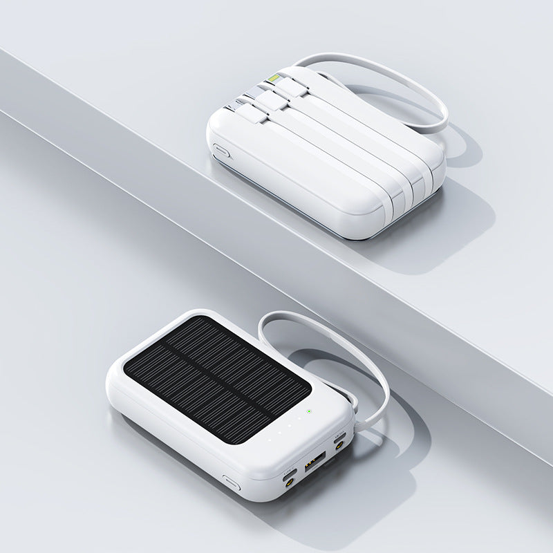 Portable solar charger with multifunctional connections Kalsten