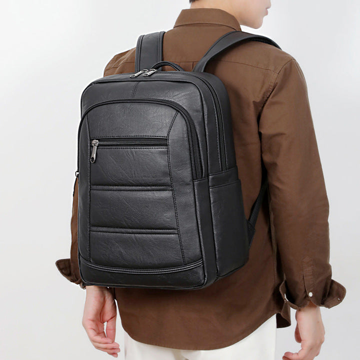Elegant Backpack Made of Durable Synthetic Leather with Intelligent Compartment System Kalsten
