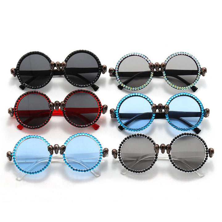 Women Extravagant round sunglasses Kalsten