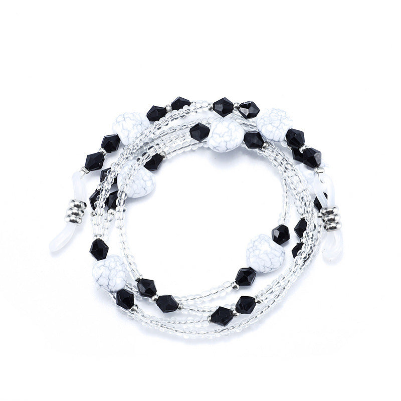Elegant Beaded Eyewear Chain Kalsten