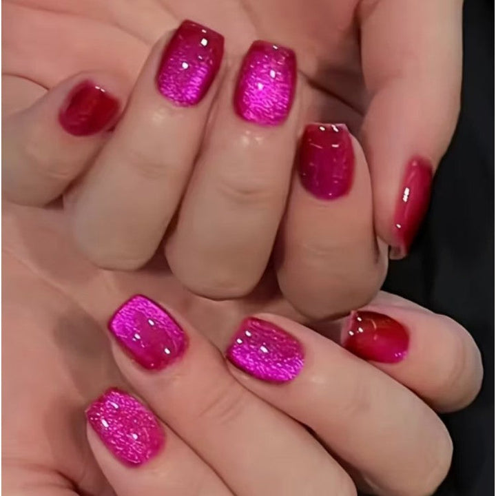Glittering Press-On Nail Set Kalsten
