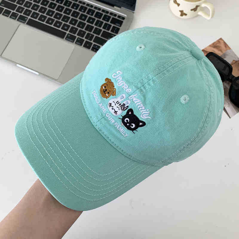 Women's Cute Animal-Embroidered Baseball Cap Kalsten
