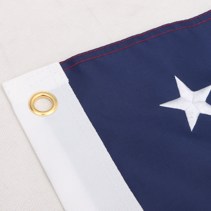 Unisex nan waterproof outdoor decoration flag with fifty stars motif and reinforced eyelets Kalsten
