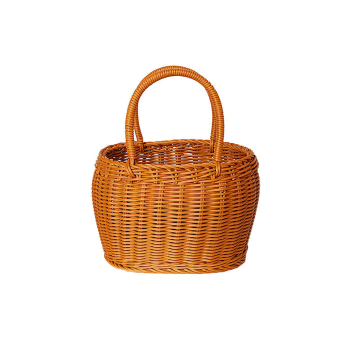Ladies Handcrafted Basket with Sturdy Handles Kalsten