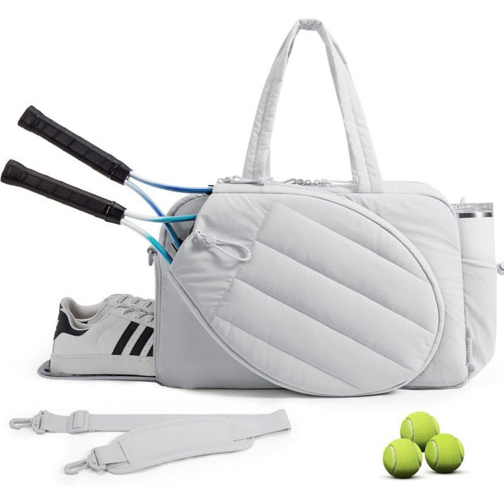 Multifunctional sports bag with integrated compartments for tennis accessories Kalsten