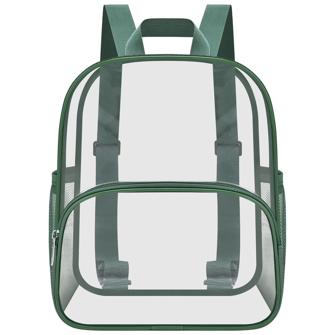 Unisex transparent everyday backpack with reinforced bottom and breathable straps Kalsten
