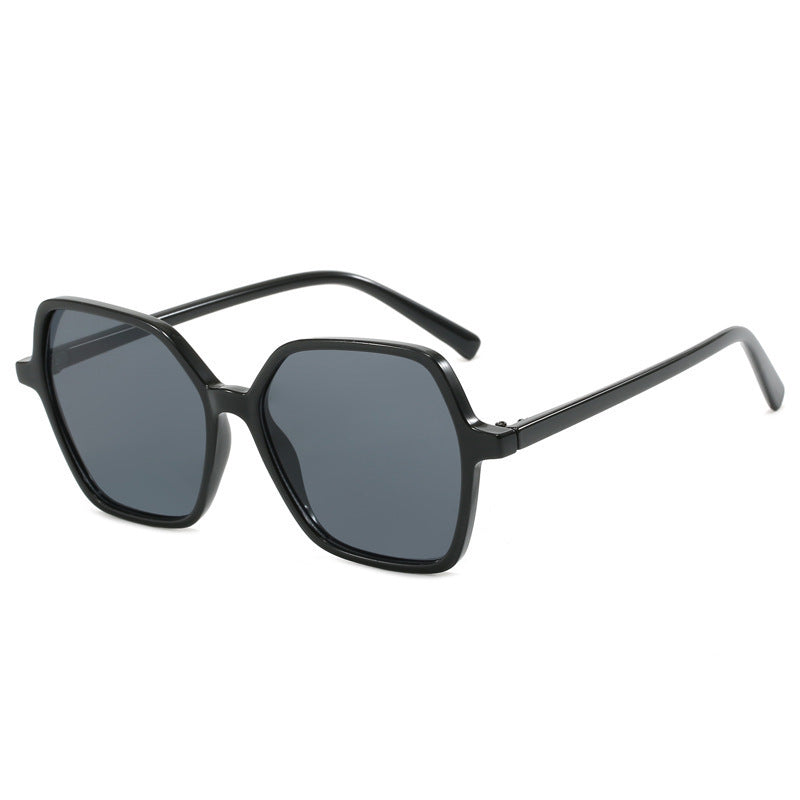 Women's oversized sunglasses with modern, transparent frame Kalsten