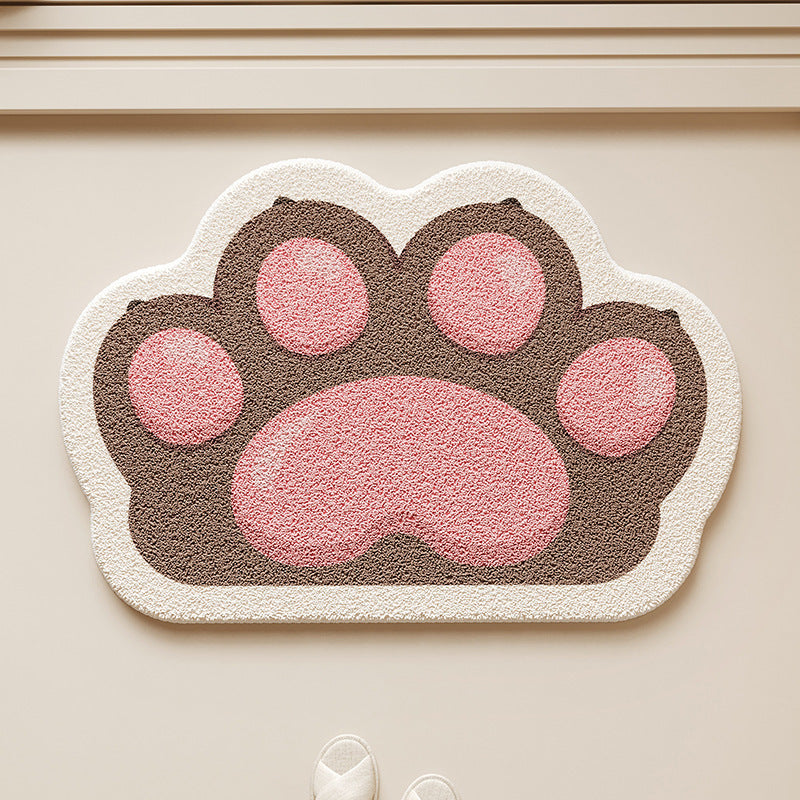 Cat Paw Shaped Floor Mat Acalora