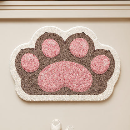 Cat Paw Shaped Floor Mat Acalora