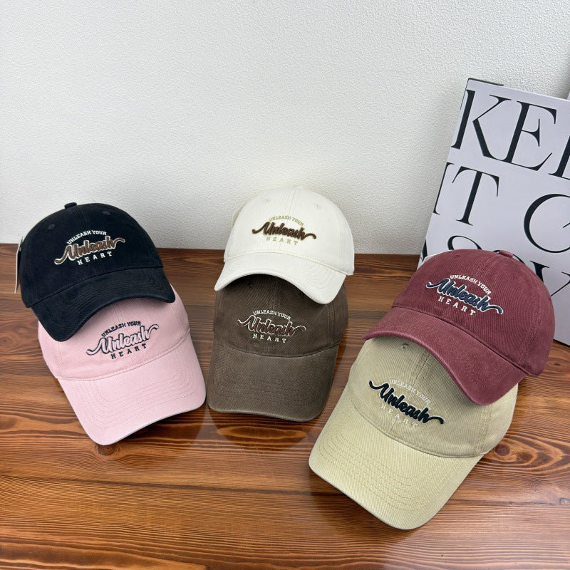 Women's Embroidered Heart Graphic Baseball Cap Kalsten