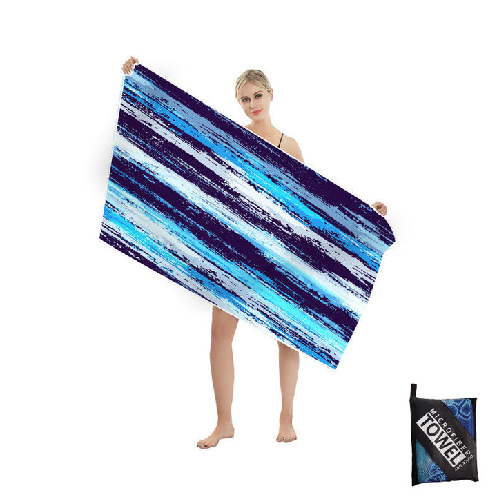 Beach towel with artistic mandala design Kalsten