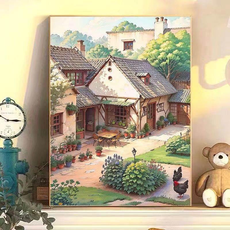 Serenity-Inspired Garden Scene Wall Art Kalsten