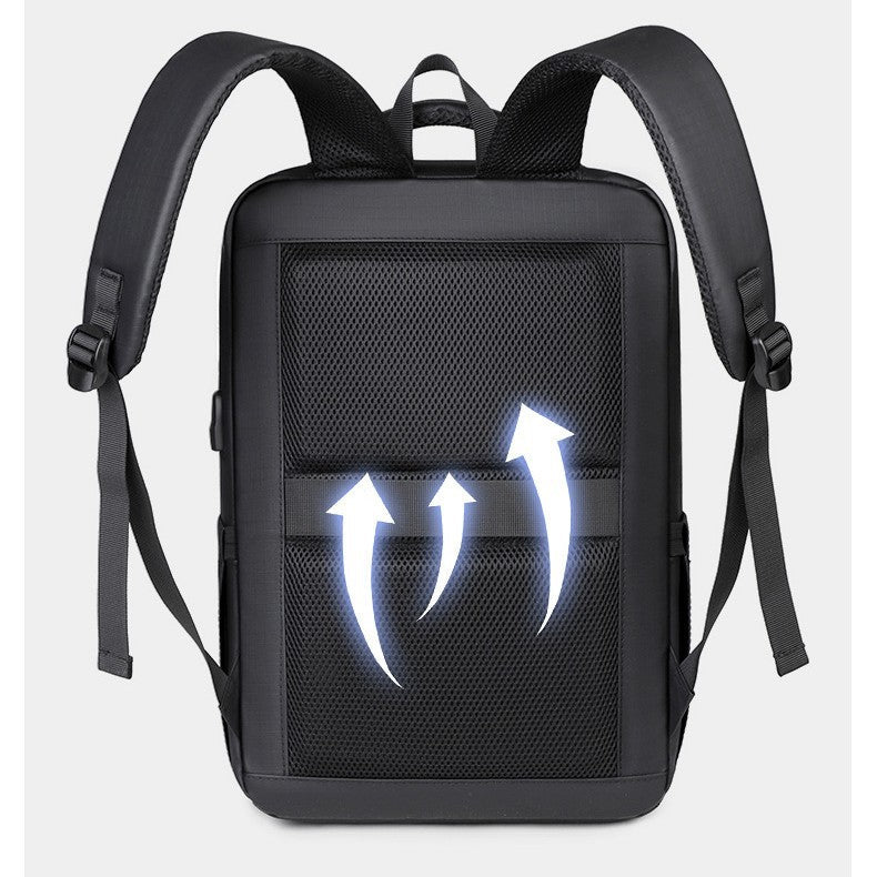 Multifunctional backpack with protective laptop compartment and practical outer pockets Kalsten