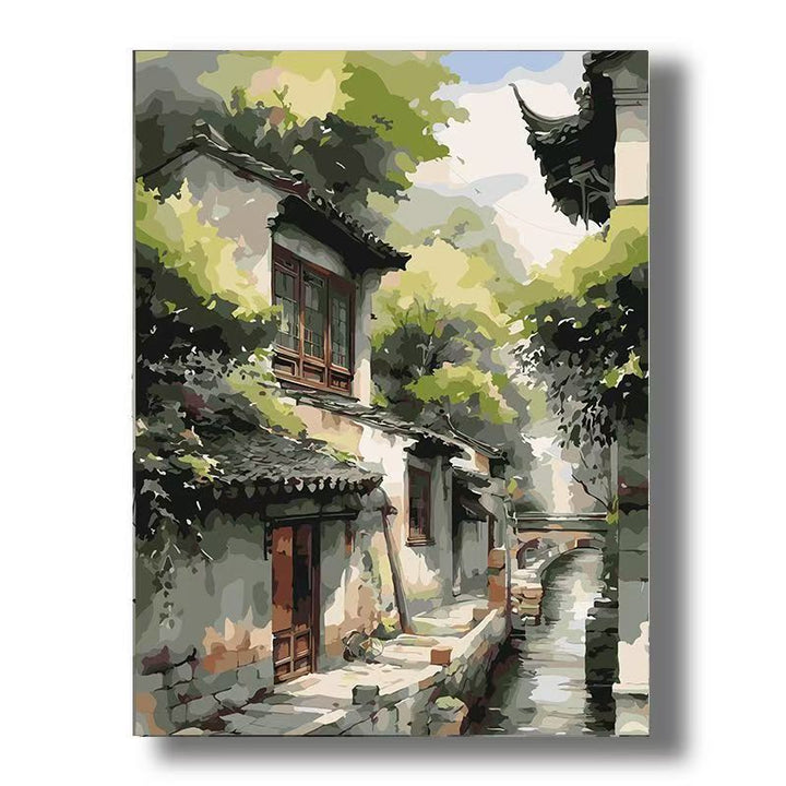 Urban Vintage Architecture Canvas Art Kalsten