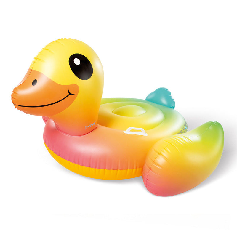 Women Inflatable Duck Swimming Ring Kalsten