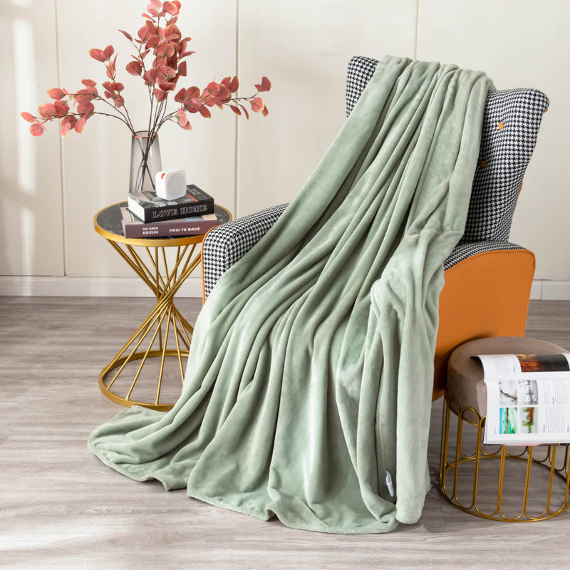 Ladies luxurious fleece blanket with soft texture Kalsten