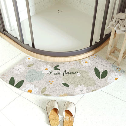 Cozy Curved Bath Mat Acalora