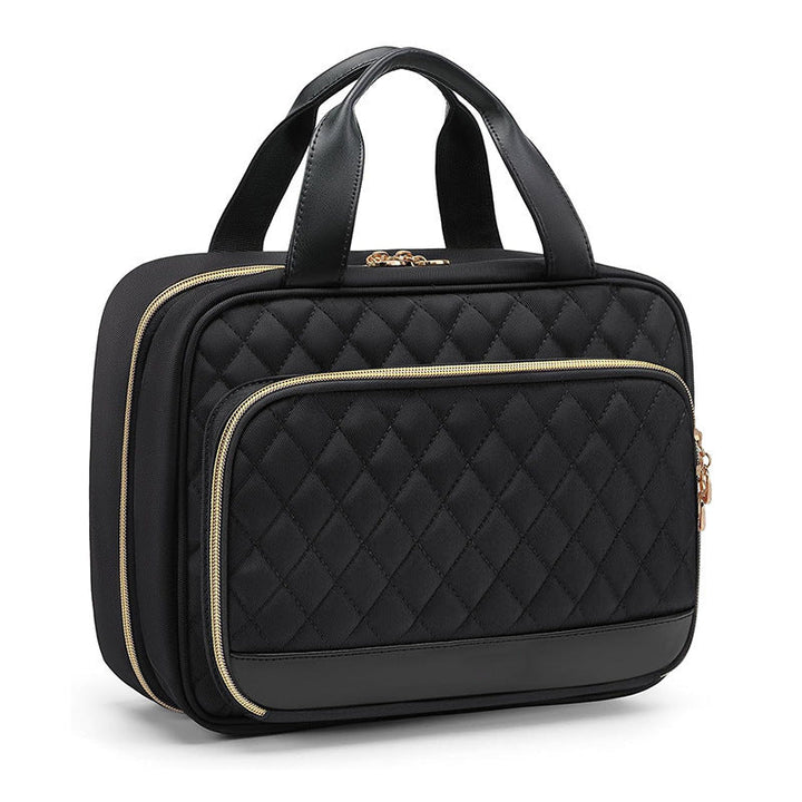 Padded Cosmetic Organizer Bag with Structured Exterior Kalsten