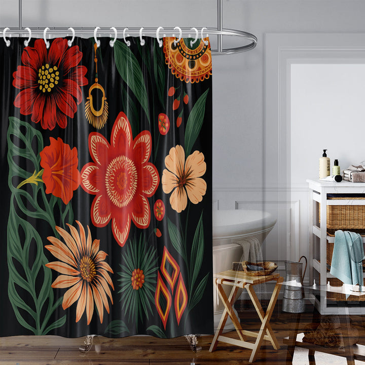Coastal Marine-Inspired Shower Curtain Kalsten