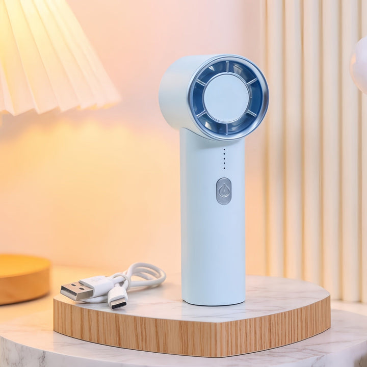 Women's Portable Handheld Fan with USB Charging Function and Flexible Design Kalsten
