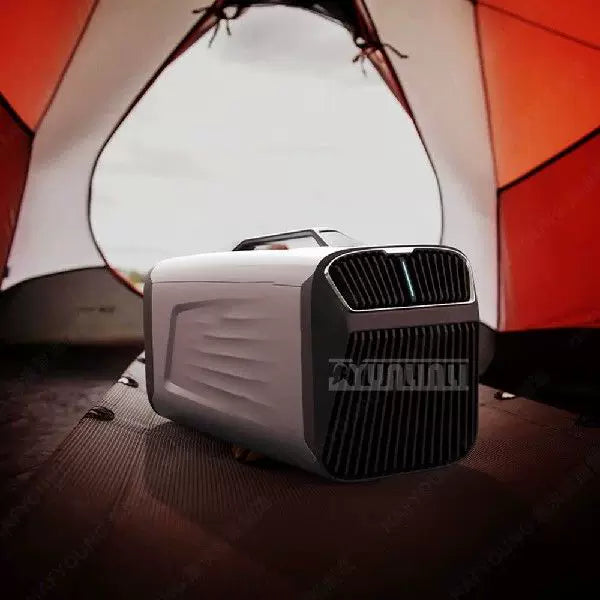 Unisex one size compact rechargeable personal air conditioner with quiet fan and integrated carrying handle Kalsten