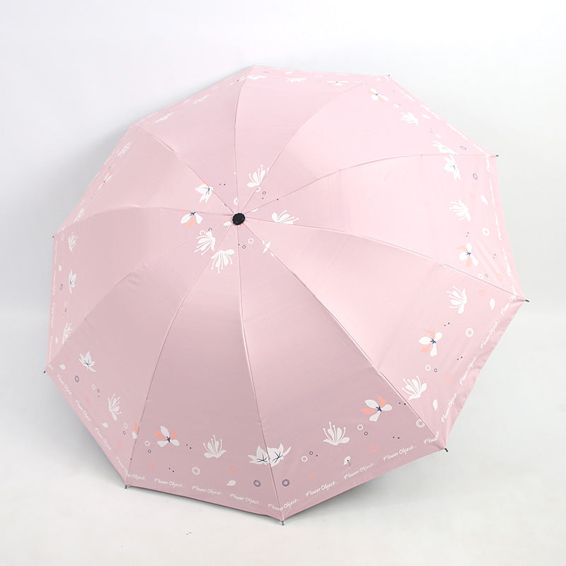Women elegant umbrella with floral print design Kalsten