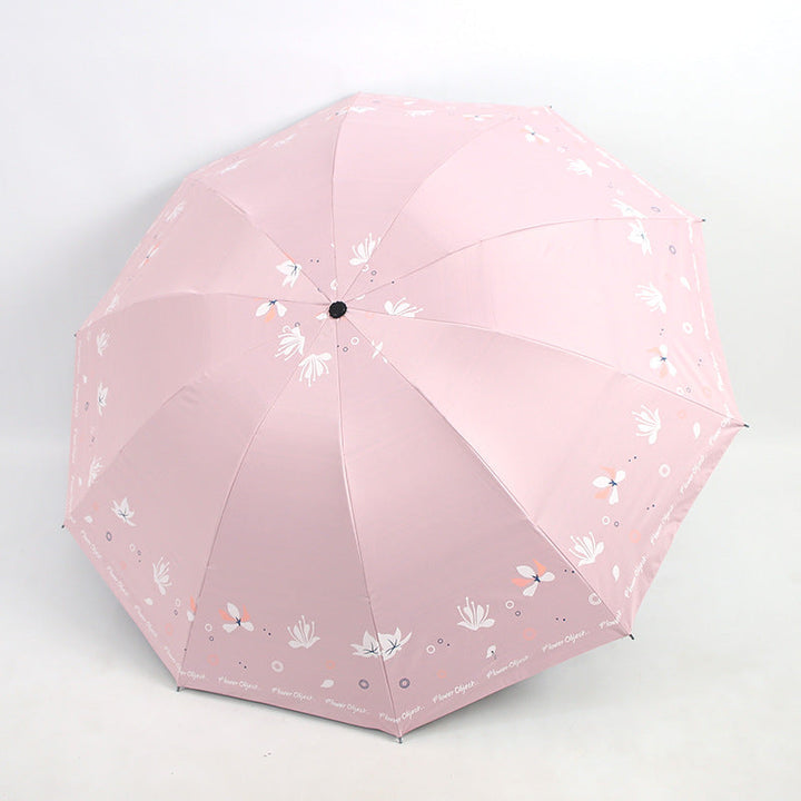 Women elegant umbrella with floral print design Kalsten