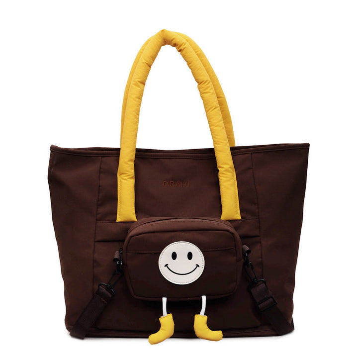 Stylish Multi-Compartment Tote Bag