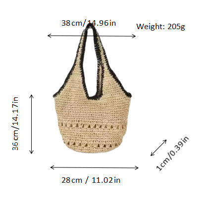 Macrame Beach Bag in Elegant Boho Design Kalsten
