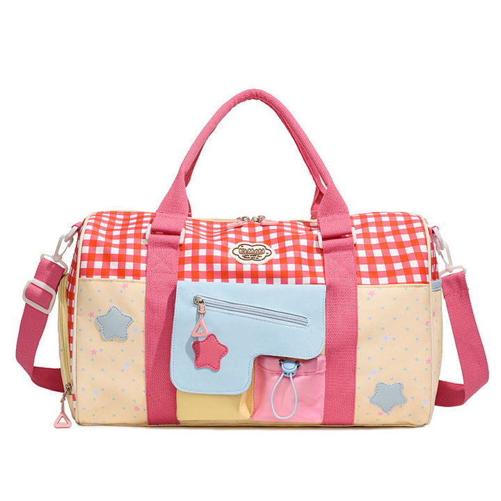 Playful sports and travel bag with fine applications Kalsten