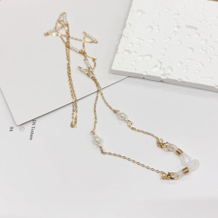 Elegant Pearl Chain Necklace Kalsten