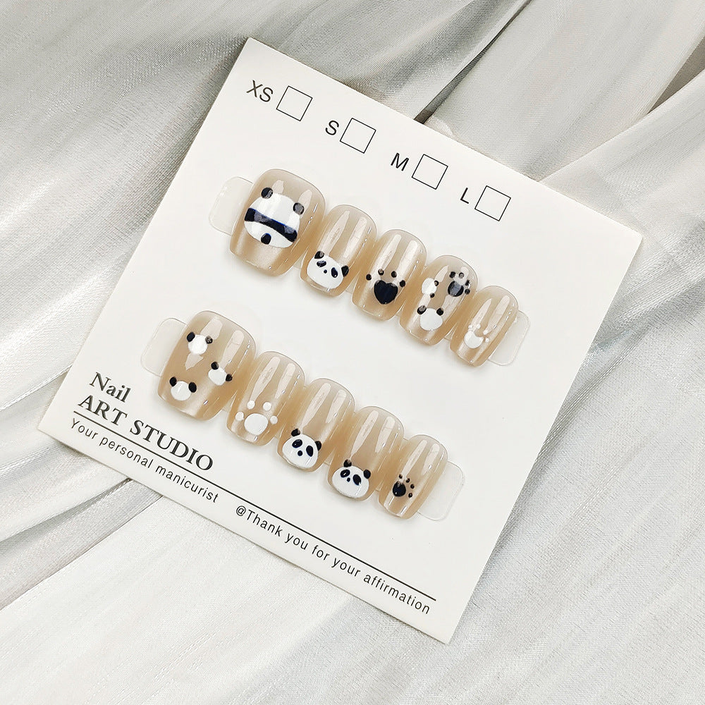 Glamorous artificial nails with holographic effect Kalsten