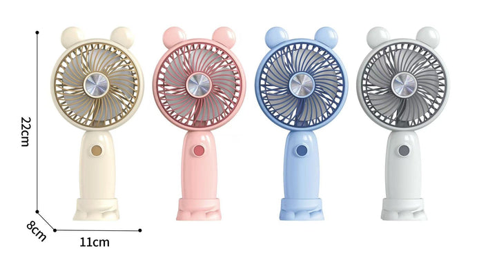 Unisex Portable Handheld Fan with LED Lighting and Creative Design Kalsten