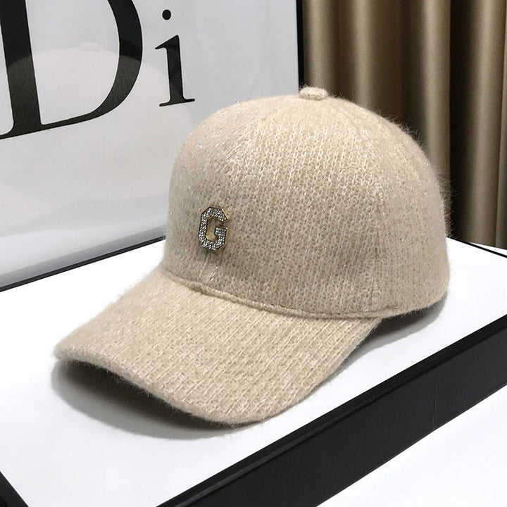 Women's Elegant Textured Fleece Baseball Cap Kalsten
