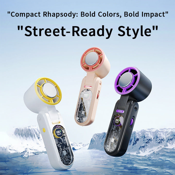 Women's portable multifunction fan with digital display Kalsten