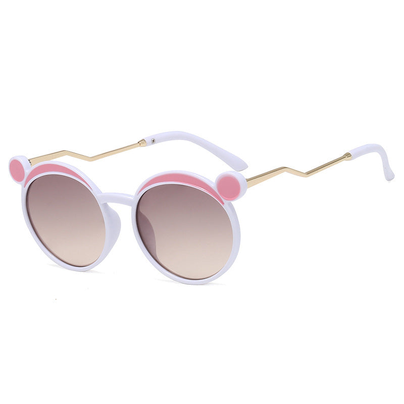 Women Fashion-Round Sunglasses with Innovative Frame and Colored Lenses Kalsten