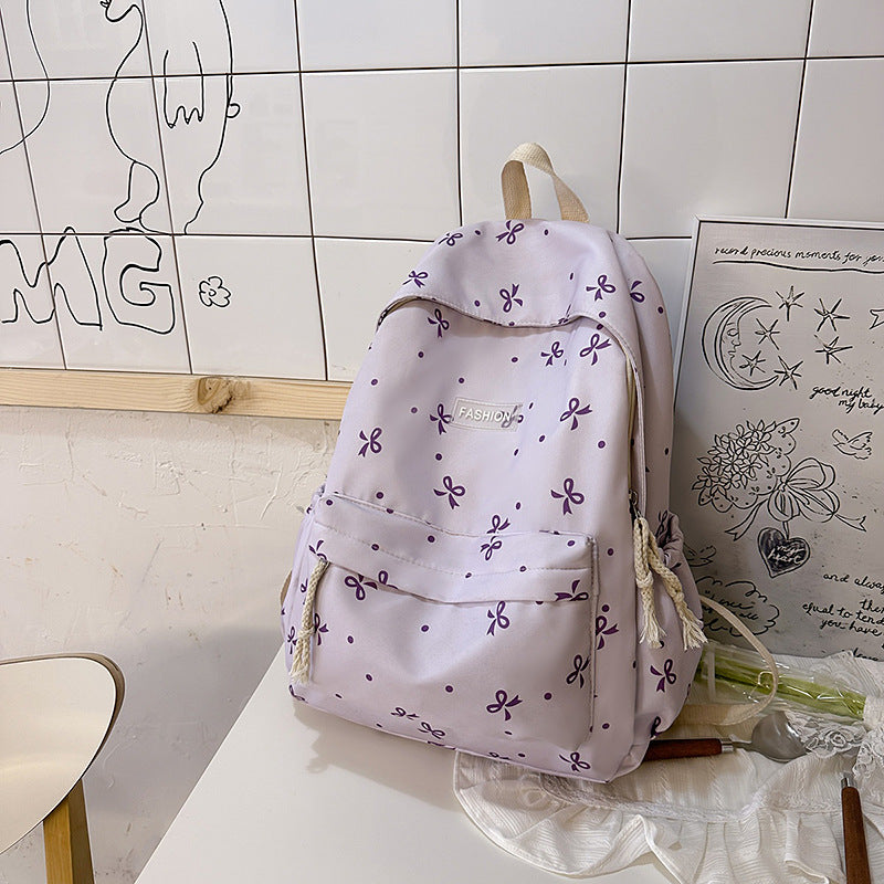 Playful Patterned Backpack